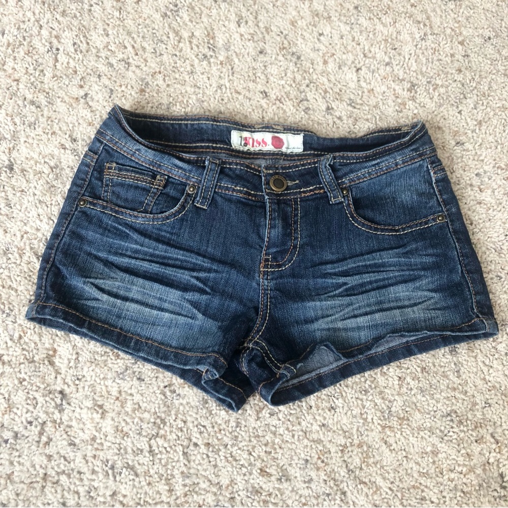 1st Kiss Denim Shorts Size 3